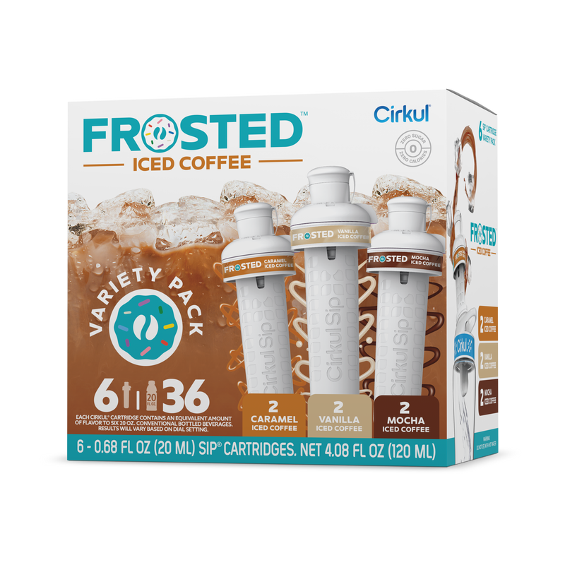 Zero-Calorie Frosted Iced Coffee 6-Pack Variety Pack RAJT - Vitamin-Infused Natural Refreshing Flavor Core - Default Title
