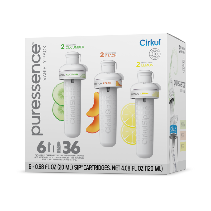 Refreshing Electrolyte Puressence 6-Pack Variety Pack 3T3F - Electrolyte Hydration Enhanced Taste Cartridges - Default Title