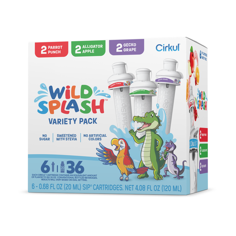 Refreshing Electrolyte Wild Splash 6-Pack Variety Pack 2TB7 - Electrolyte Hydration Enhanced Taste Cartridges - Default Title