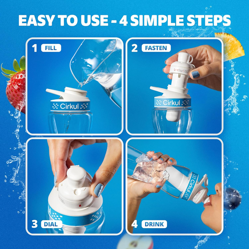 Zero-Calorie Frosted Refreshers 6-Pack Variety Pack 1367 - Zero-Calorie Multi-Flavor Sip Pods for Water Bottle Detail