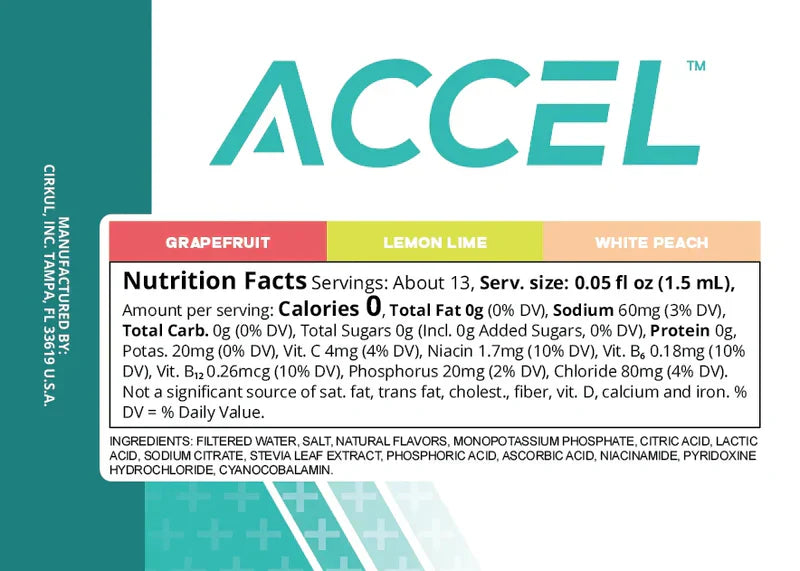 Sugar-Free Accel 6-Pack Variety Pack IZ9I - Zero-Calorie Multi-Flavor Sip Pods for Water Bottle Detail