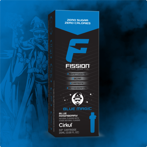 Natural Fruit Flavored Fission Blue Magic NRBF - Zero-Calorie Multi-Flavor Sip Pods for Water Bottle - Default Title