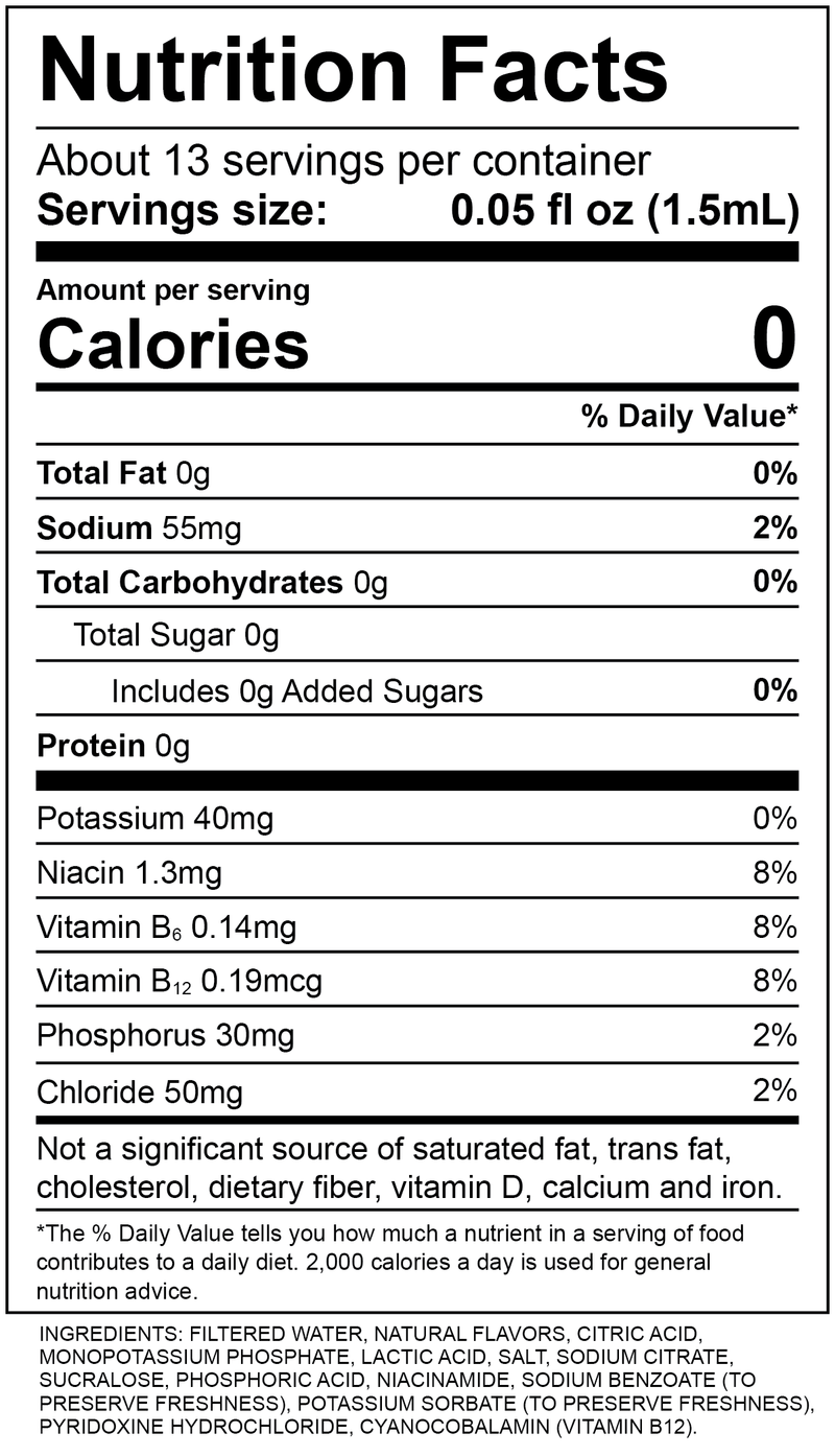 Refreshing Electrolyte FitSip Grapefruit Strawberry QAST - Sugar-Free Fruit Flavor Cartridge Refill Detail