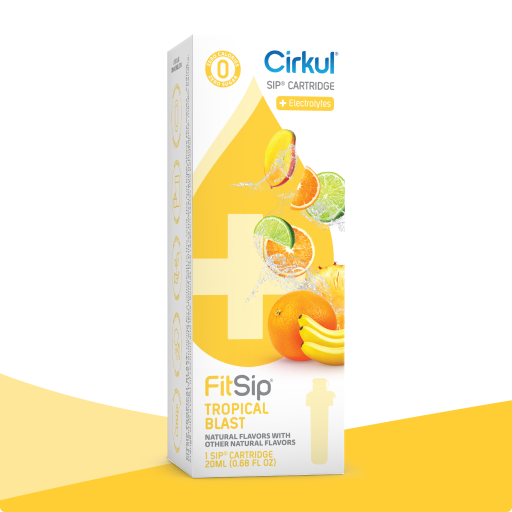 Natural Fruit Flavored FitSip Tropical Blast YWXV - Zero-Calorie Multi-Flavor Sip Pods for Water Bottle - Default Title