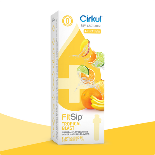 Natural Fruit Flavored FitSip Tropical Blast YWXV - Zero-Calorie Multi-Flavor Sip Pods for Water Bottle - Default Title