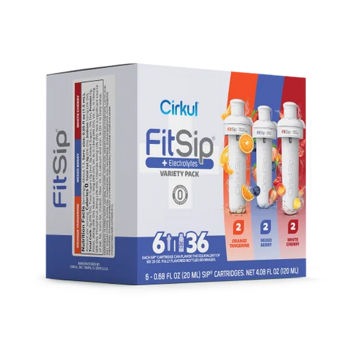 Natural Fruit Flavored FitSip 6-Pack Variety Pack HE3H - Vitamin-Infused Natural Refreshing Flavor Core Detail