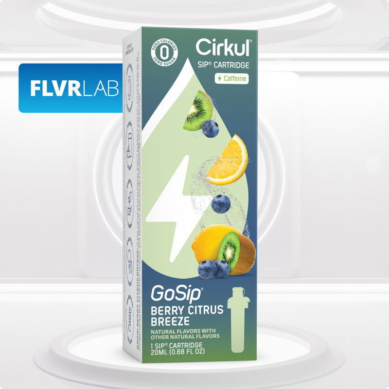 Vitamin-Infused GoSip Berry Citrus Breeze 2YHA - Vitamin-Infused Natural Refreshing Flavor Core Detail