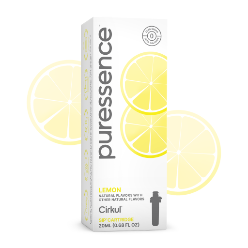 Sugar-Free Puressence Lemon (Unsweetened) TUY8 - Vitamin-Infused Natural Refreshing Flavor Core - Default Title