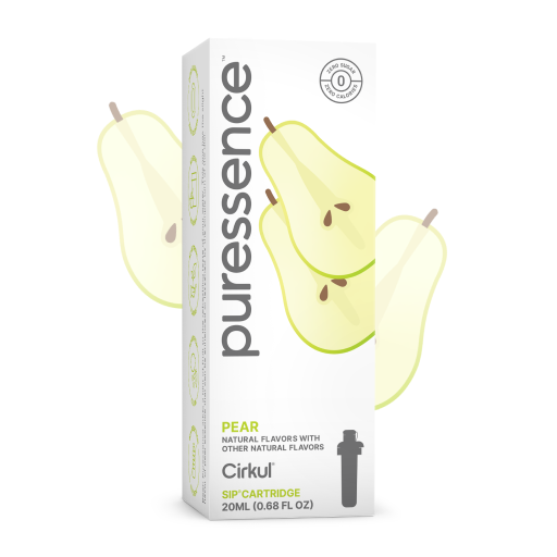 Zero-Calorie Puressence Pear (Unsweetened) QE9E - Zero-Calorie Multi-Flavor Sip Pods for Water Bottle - Default Title