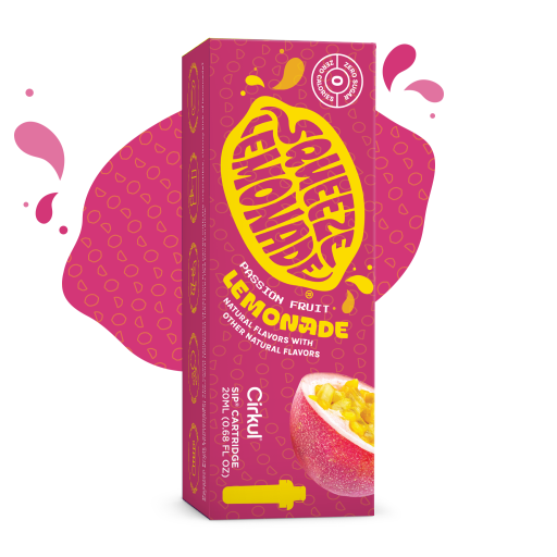 Sugar-Free Squeeze Passion Fruit Lemonade 2Z80 - Zero-Calorie Multi-Flavor Sip Pods for Water Bottle - Default Title
